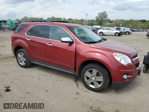 2013 Chevrolet Equinox LT with VIN 2GNALPEK8D6360264, listed as a Copart auction lot 54623615 with 120,432 mi miles and Clean Title. Bid and sale history available at DreamBid. Image 4.