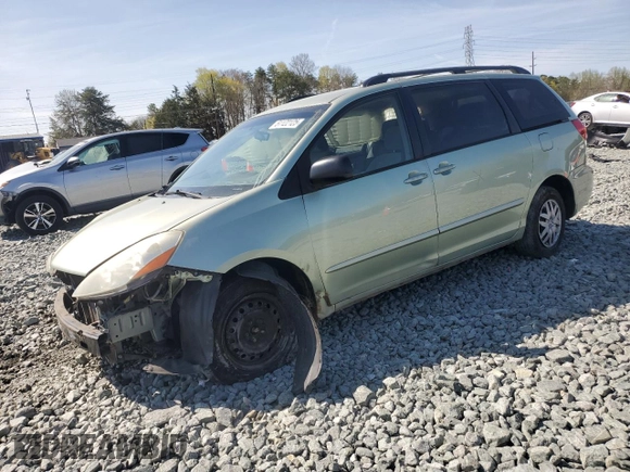 2008 Toyota Sienna CE with VIN 5TDZK23CX8S136339, listed as a Copart auction lot 51931555 with 174,665 mi miles and Salvage Title. Bid and sale history available at carsss.com. Image 1.