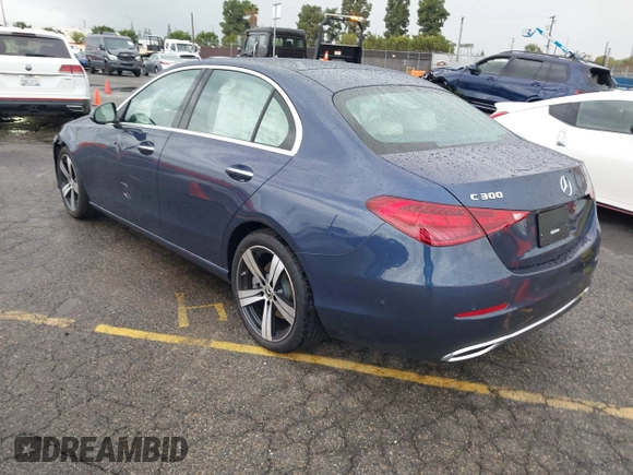 2024 Mercedes-Benz C 300 with VIN W1KAF4GB1RR220120, listed as a IAAI auction lot 41789196 with 1,903 mi miles and . Bid and sale history available at DreamBid. Image 3.