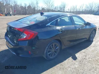 2020 Honda Civic Sedan EX with VIN 19XFC1F3XLE016761, listed as a IAAI auction lot 41670321 with 64,958 mi miles. Bid and sale history available at carsss.com. Image 4.