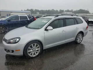 2012 Volkswagen Jetta TDI w/Sunroof & Nav with VIN 3VWPL7AJ1CM641355, listed as a Copart auction lot 62521145 with 94,791 mi miles and Salvage title. Bid and sale history available at DreamBid. Image 1.