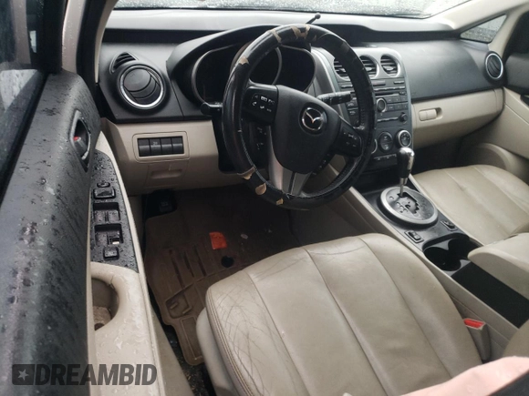 2010 Mazda CX-7 Sport with VIN JM3ER2W5XA0322342, listed as a Copart auction lot 44572475 with Not Provided miles and Salvage Title. Bid and sale history available at carsss.com. Image 8.