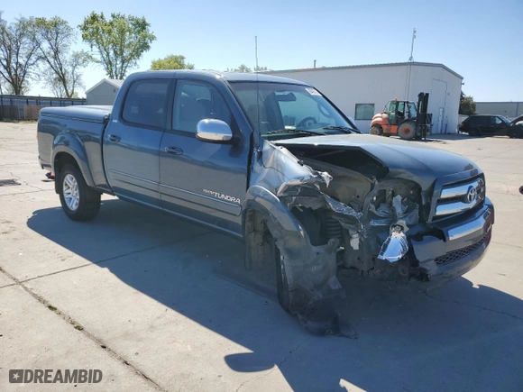 2006 Toyota Tundra SR5 with VIN 5TBET34116S550999, listed as a Copart auction lot 50462755 with 258,430 mi miles and Salvage Title. Bid and sale history available at carsss.com. Image 4.