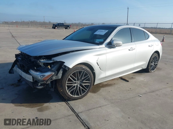 2019 Genesis G70 2.0T Advanced with VIN KMTG34LA5KU023157, listed as a IAAI auction lot 41490171 with 83,971 mi miles. Bid and sale history available at carsss.com. Image 19.