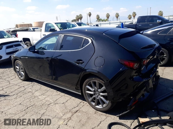 2021 Mazda Mazda3 Hatchback Select with VIN JM1BPAKLXM1327216, listed as a Copart auction lot 46096673 with 21,398 mi miles. Bid and sale history available at carsss.com. Image 2.