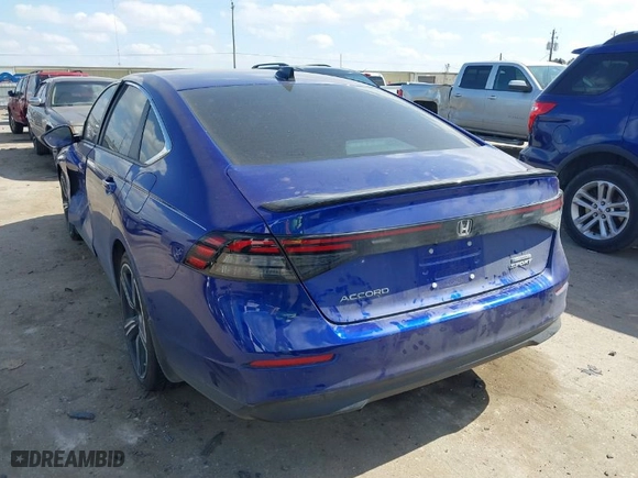 2024 Honda Accord Hybrid Sport with VIN 1HGCY2F52RA047429, listed as a IAAI auction lot 41539356 with 12,622 mi miles. Bid and sale history available at carsss.com. Image 3.