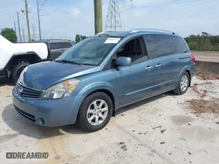 2008 Nissan Quest S with VIN 5N1BV28U98N114957, listed as a IAAI auction lot 41884382 with 146,779 mi miles. Bid and sale history available at carsss.com. Image 17.