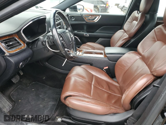2018 Lincoln Continental Reserve with VIN 1LN6L9NP2J5601115, listed as a Copart auction lot 57074235 with 104,696 mi miles and Salvage title. Bid and sale history available at DreamBid. Image 7.