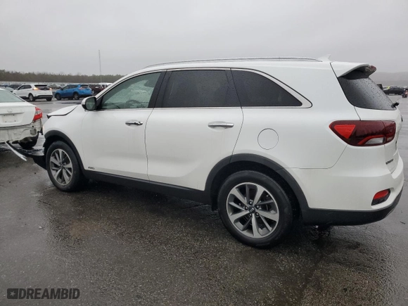 2019 Kia Sorento EX V6 with VIN 5XYPHDA55KG528347, listed as a Copart auction lot 82652904 with 93,105 mi miles and Non Repairable. Bid and sale history available at carsss.com. Image 2.