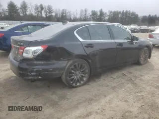 2017 Acura RLX Advance Pkg with VIN JH4KC1F94HC001009, listed as a Copart auction lot 45793555 with 127,870 mi miles and Salvage Title. Bid and sale history available at carsss.com. Image 3.
