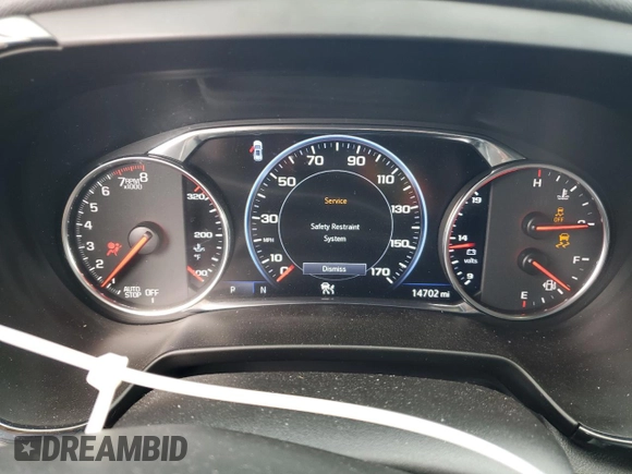 2023 Chevrolet Blazer RS with VIN 3GNKBKRS0PS111791, listed as a Copart auction lot 61248575 with 14,702 mi miles and Salvage title. Bid and sale history available at DreamBid. Image 9.