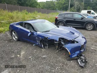 2017 Chevrolet Corvette 1LT with VIN 1G1YB2D75H5101851, listed as a Copart auction lot 69375164 with 9,778 mi miles and Salvage Title. Bid and sale history available at carsss.com. Image 4.