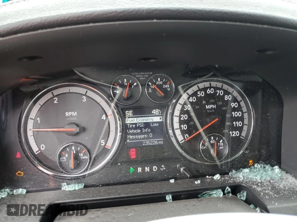 2012 Ram 2500 Laramie z VIN 3C6UD5FL9CG182258, wystawiony jako Copart lot #51650225 z przebiegiem 235 226 mil mil oraz Szkoda całkowita • Salvage title. Historia ofert i sprzedaży dostępna na DreamBid. Obrazek 9.
