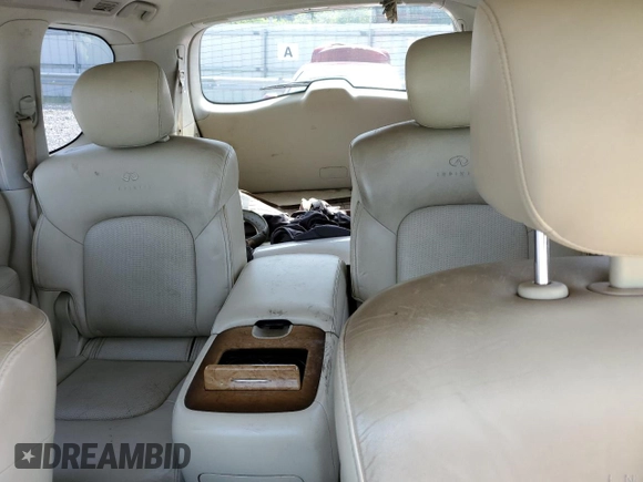 2011 Infiniti QX56 7-passenger with VIN JN8AZ2NE1B9004619, listed as a Copart auction lot 59404484 with 234,215 mi miles and Clean Title. Bid and sale history available at carsss.com. Image 10.