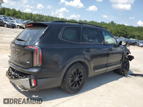 2023 Kia Telluride SX X-Pro with VIN 5XYP5DGC3PG350539, listed as a Copart auction lot 67594324 with 38,272 mi miles and Salvage title. Bid and sale history available at DreamBid. Image 3.