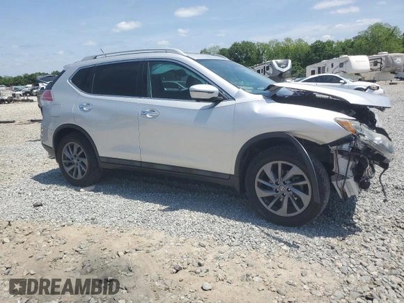 2016 Nissan Rogue SV with VIN 5N1AT2MT0GC743287, listed as a Copart auction lot 54707535 with 86,901 mi miles and Salvage Title. Bid and sale history available at DreamBid. Image 4.