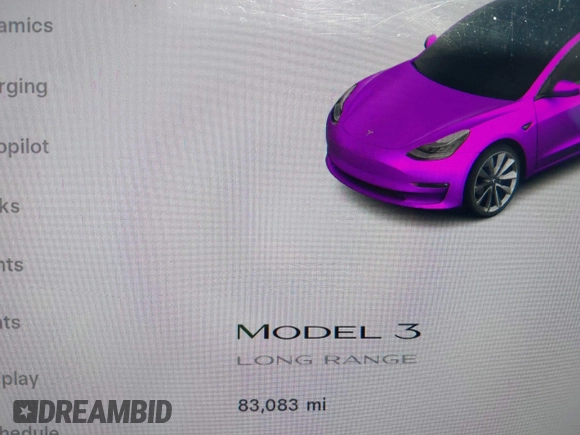 2018 Tesla Model 3 Long Range Battery z VIN 5YJ3E1EAXJF048839, wystawiony jako IAAI lot #42328412 z przebiegiem 83 083 mil mil oraz . Historia ofert i sprzedaży dostępna na DreamBid. Obrazek 15.