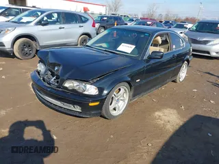 2001 BMW 3 Series 330Ci with VIN WBABN53471JU25262, listed as a IAAI auction lot 41519680 with 119,053 mi miles. Bid and sale history available at carsss.com. Image 17.