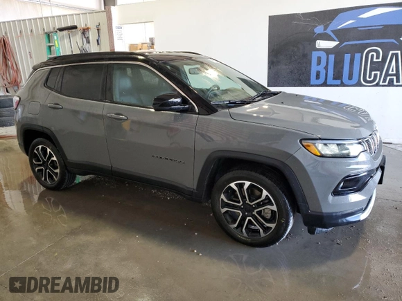 2023 Jeep Compass Limited with VIN 3C4NJDCNXPT564799, listed as a Copart auction lot 57844695 with 59,643 mi miles and Clean title. Bid and sale history available at DreamBid. Image 4.