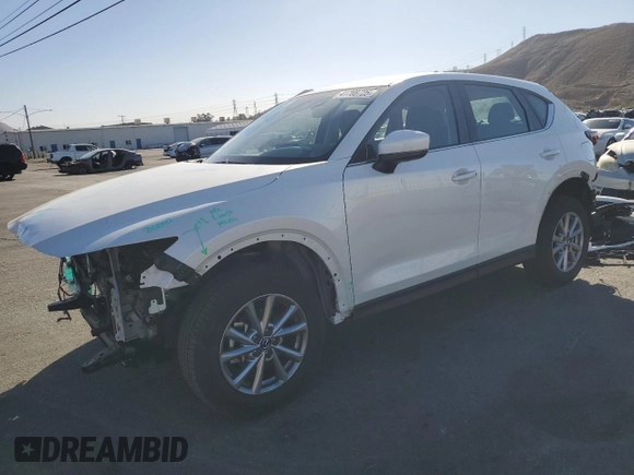 2023 Mazda CX-5 2.5 S with VIN JM3KFBAM9P0280295, listed as a Copart auction lot 41708725 with 15,274 mi miles and Salvage Title. Bid and sale history available at carsss.com. Image 1.