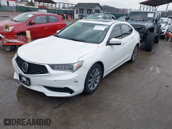 2018 Acura TLX Technology with VIN 19UUB1F57JA002314, listed as a IAAI auction lot 41641179 with 125,418 mi miles and . Bid and sale history available at carsss.com. Image 17.