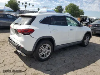 2021 Mercedes-Benz GLA with VIN W1N4N4GB7MJ170107, listed as a Copart auction lot 47322115 with 46,304 mi miles and Salvage Title. Bid and sale history available at carsss.com. Image 3.