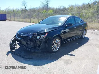 2015 Kia Optima SX Turbo with VIN 5XXGR4A62FG419859, listed as a IAAI auction lot 41805481 with 166,602 mi miles. Bid and sale history available at carsss.com. Image 17.