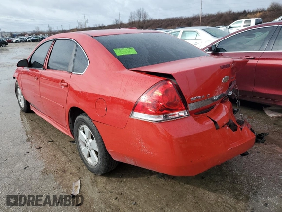 2011 Chevrolet Impala LT Fleet with VIN 2G1WG5EK1B1148932, listed as a Copart auction lot 79738973 with Not Provided miles and Non Repairable. Bid and sale history available at DreamBid. Image 2.