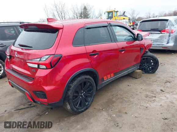 2020 Mitsubishi Outlander Sport ES 2.0 with VIN JA4AR3AU5LU020183, listed as a IAAI auction lot 41929121 with 44,305 mi miles. Bid and sale history available at carsss.com. Image 4.