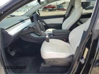 2020 Tesla Model Y Long Range with VIN 5YJYGDEE6LF051549, listed as a Copart auction lot 55063805 with 77,861 mi miles and Salvage Title. Bid and sale history available at DreamBid. Image 7.