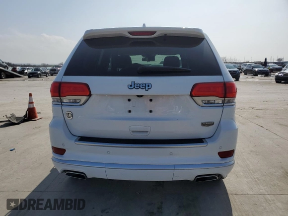 2015 Jeep Grand Cherokee Summit with VIN 1C4RJEJG9FC755474, listed as a Copart auction lot 44393085 with 56,163 mi miles and Salvage title. Bid and sale history available at DreamBid. Image 6.
