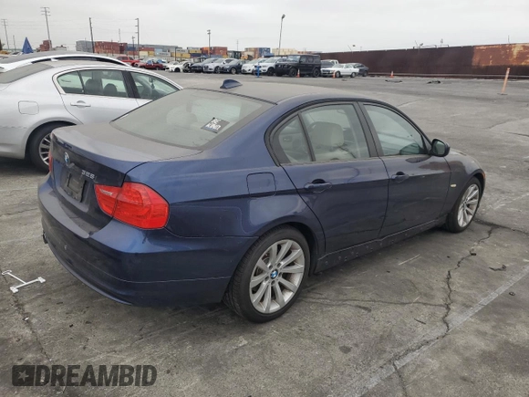 2011 BMW 3 Series 328i with VIN WBAPH5G50BNM82543, listed as a Copart auction lot 59016615 with 122,820 mi miles and Clean title. Bid and sale history available at DreamBid. Image 3.