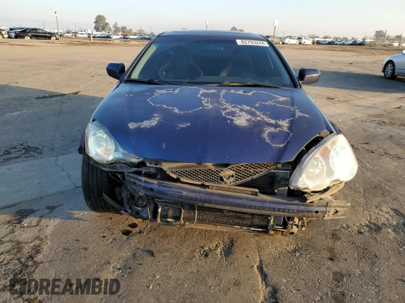 2002 Acura RSX Auto with VIN JH4DC54882C009129, listed as a Copart auction lot 82793244 with 182,269 mi miles and Salvage Title. Bid and sale history available at carsss.com. Image 5.
