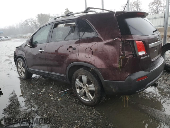 2013 Kia Sorento EX with VIN 5XYKU4A25DG346629, listed as a Copart auction lot 84064594 with Not Provided miles and Salvage Title. Bid and sale history available at carsss.com. Image 2.