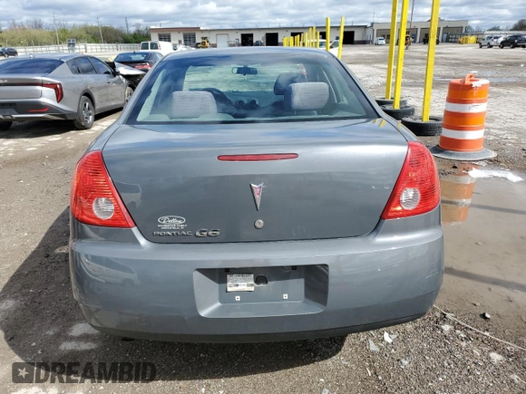 2007 Pontiac G6 G6 with VIN 1G2ZG58B974259647, listed as a Copart auction lot 53371295 with 166,969 mi miles and Salvage title. Bid and sale history available at DreamBid. Image 6.