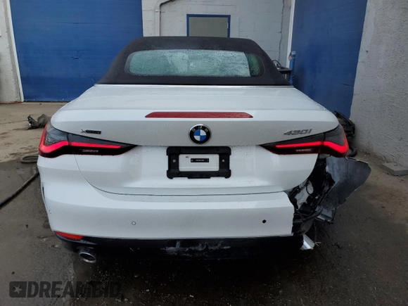 2024 BMW 4 Series 430i xDrive with VIN WBA43AT00RCR90165, listed as a Copart auction lot 81356814 with 11,340 mi miles and Salvage Title. Bid and sale history available at carsss.com. Image 6.