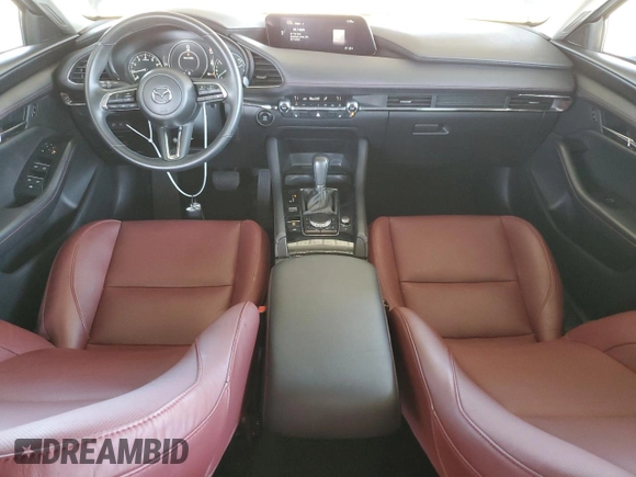 2024 Mazda 3 S Carbon Edition with VIN 3MZBPBCM7RM410798, listed as a Copart auction lot 52444015 with 17,150 mi miles and Non Repairable. Bid and sale history available at DreamBid. Image 8.