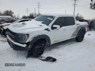 2023 Ford F-150 Raptor with VIN 1FTFW1RJXPFC55093, listed as a Copart auction lot 88436285 with 12,256 mi miles and Salvage Title. Bid and sale history available at DreamBid. Image 1.
