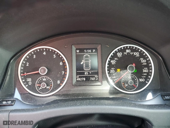 2017 Volkswagen Tiguan Wolfsburg Edition with VIN WVGSV7AX9HW505201, listed as a Copart auction lot 40199474 with 49,278 mi miles and Salvage Title. Bid and sale history available at carsss.com. Image 9.