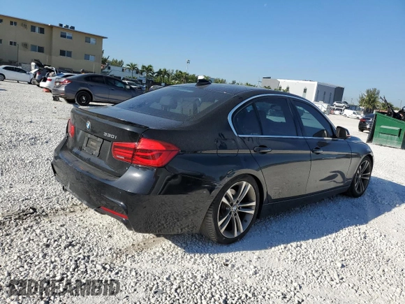 2018 BMW 3 Series 330i with VIN WBA8B9G58JNU95889, listed as a Copart auction lot 49611305 with 54,229 mi miles and Salvage Title. Bid and sale history available at carsss.com. Image 3.
