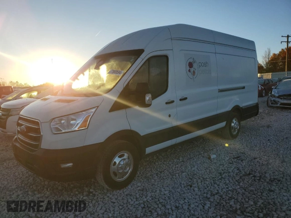 2020 Ford Transit Cargo with VIN 1FTBW3XG6LKB77706, listed as a Copart auction lot 77669594 with 45,237 mi miles and Clean Title. Bid and sale history available at carsss.com. Image 1.