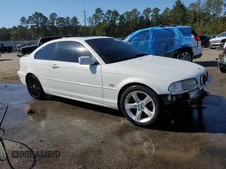 2003 BMW 3 Series 330Ci with VIN WBABN53433PH03075, listed as a Copart auction lot 77252924 with 191,265 mi miles and Salvage title. Bid and sale history available at DreamBid. Image 4.