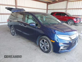 2020 Honda Odyssey Touring with VIN 5FNRL6H82LB015715, listed as a IAAI auction lot 41915849 with 69,603 mi miles and . Bid and sale history available at DreamBid. Image 1.