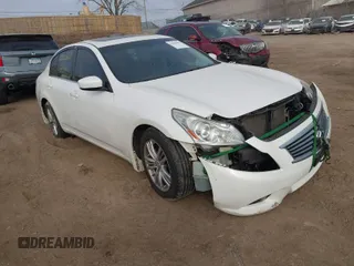 2011 Infiniti G37 x with VIN JN1CV6AR5BM351287, listed as a IAAI auction lot 41905861 with 205,000 mi miles. Bid and sale history available at carsss.com. Image 1.
