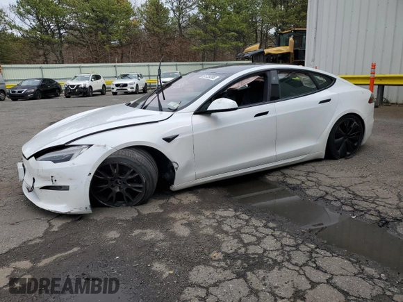 2021 Tesla Model S Long Range with VIN 5YJSA1E54MF439287, listed as a Copart auction lot 51729285 with Not provided miles and Salvage title. Bid and sale history available at DreamBid. Image 1.