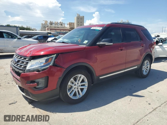 2017 Ford Explorer XLT with VIN 1FM5K7D80HGA31658, listed as a Copart auction lot 62325715 with 108,937 mi miles and Salvage title. Bid and sale history available at DreamBid. Image 1.