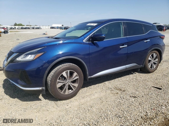 2020 Nissan Murano S with VIN 5N1AZ2AJ8LN121889, listed as a Copart auction lot 50667745 with 63,741 mi miles and Salvage Title. Bid and sale history available at carsss.com. Image 1.