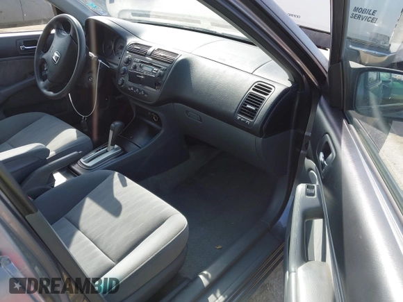 2004 Honda Civic LX with VIN 2HGES16524H565541, listed as a IAAI auction lot 41916313 with 120,537 mi miles. Bid and sale history available at carsss.com. Image 5.