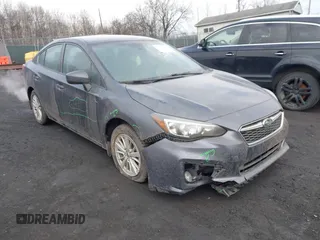2017 Subaru Impreza Premium with VIN 4S3GKAD63H3627122, listed as a IAAI auction lot 41653831 with 130,482 mi miles. Bid and sale history available at carsss.com. Image 1.