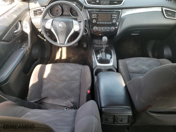 2016 Nissan Rogue SV with VIN KNMAT2MV5GP594325, listed as a Copart auction lot 47031955 with 104,882 mi miles and Salvage Title. Bid and sale history available at carsss.com. Image 8.